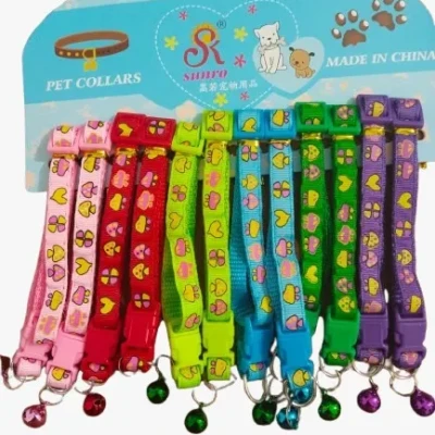Cat Collar Mushroom Print With Belt