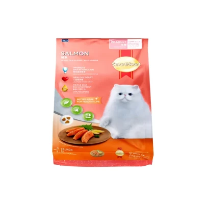 SmartHeart Adult Cat Food Salmon Flavor 480gm
