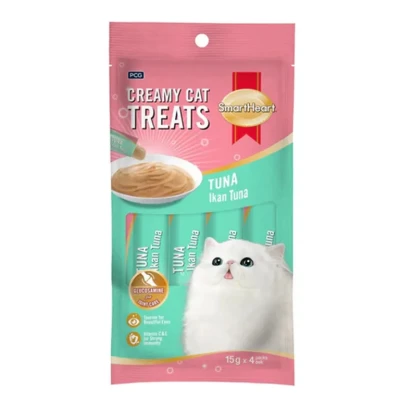 SmartHeart Creamy Cat Treat Tuna Flavor 60gm