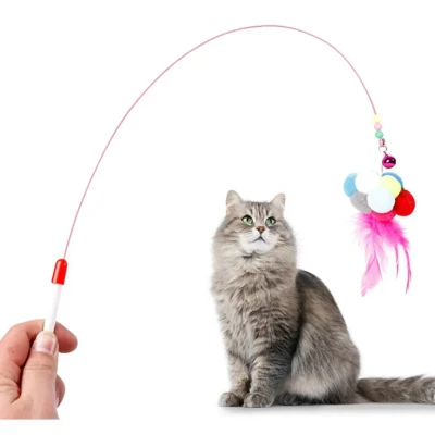 Cat Toy Long Wire Ball Toy