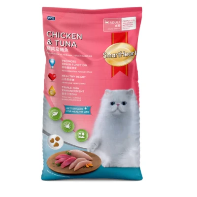 SmartHeart Adult Cat Food Chicken &amp; Tuna Flavor 3kg