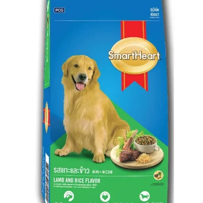 SmartHeart Adult Dog Food Lamb &amp; Rice 3kg
