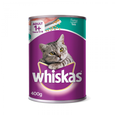 Whiskas Cat Food Can Tuna Flavor 400gm